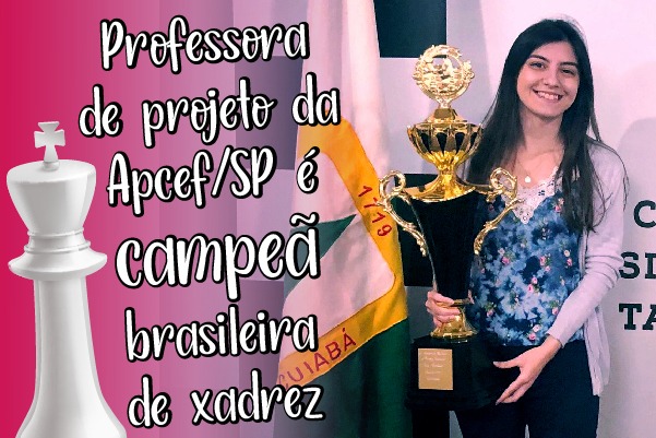 APCEF/SP  Júlia Alboredo, professora da Apcef/SP, é a primeira