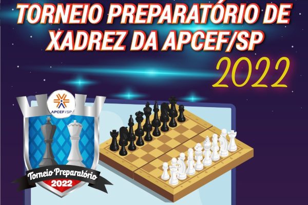 Torneio Preparatório de Xadrez 2022 tem inscrições abertas