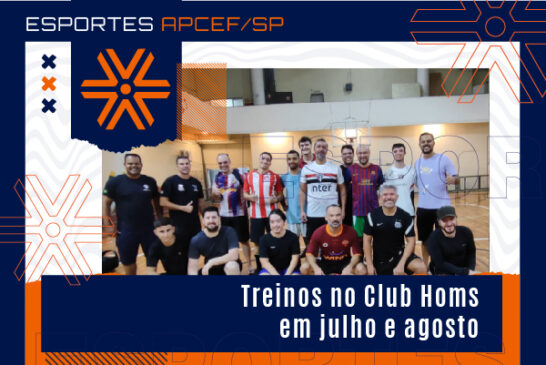 Julho e agosto tem treino de futsal e vôlei misto no Club Homs