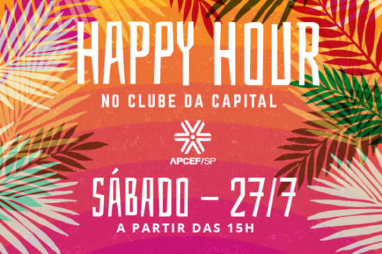 Próximo happy hour do clube vai ter forró