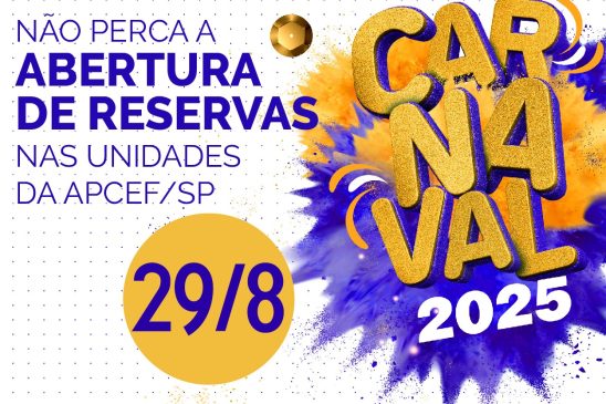 Hospedagens em fevereiro e março, inclusive carnaval, podem ser reservadas a partir de 29 de agosto