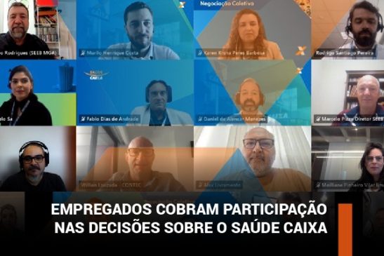 Empregados cobram participação nas decisões sobre o Saúde Caixa