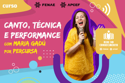 Fenae e Percursa oferecem curso de “Canto, Técnica e performance”