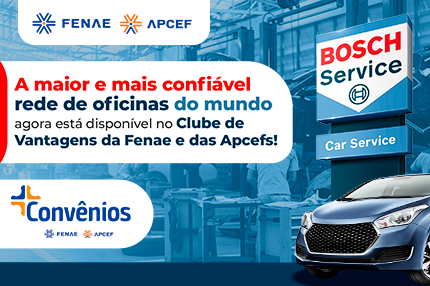 Parceria da plataforma de Convênios com a Bosch Service é o destaque da semana