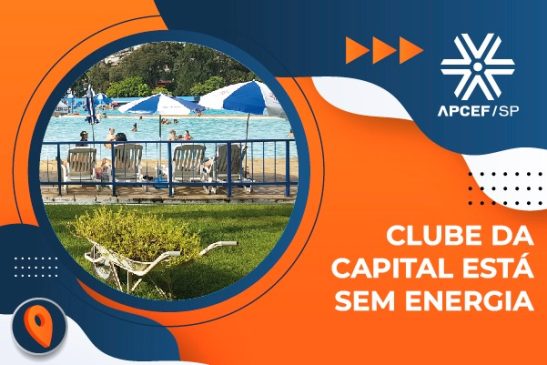 Clube da capital está sem energia elétrica