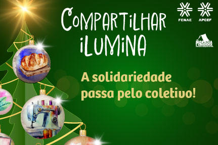 “Compartilhar ilumina”: doe e ajude garantir emprego e renda para quem precisa