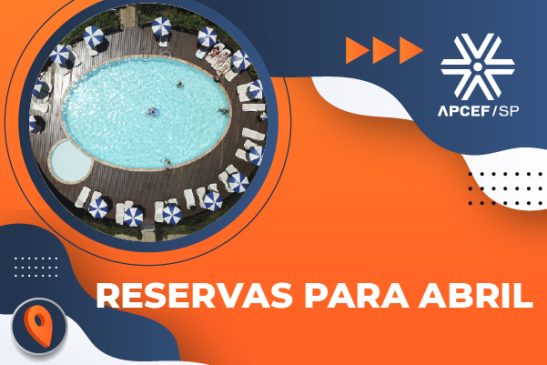 Reservas para abril, inclusive Páscoa, serão abertas dia 4 de fevereiro