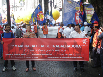 marcha classe trabalhadora